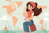Ilustrasi yang menunjukkan bagaimana 'World Model' memprediksi risiko dan mengambil tindakan pencegahan untuk menghindari kecelakaan.