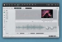 Tampilan antarmuka Audacity Portable versi terbaru (2025) dengan fitur-fitur canggih yang disorot.