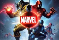Kolase beberapa karakter Marvel dan Capcom yang populer, menunjukkan keberagaman daftar karakter dalam game.