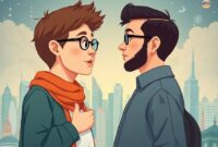 Sebuah ilustrasi futuristik yang menunjukkan orang-orang dari berbagai negara berbicara dalam bahasa yang berbeda, tetapi gelembung percakapan mereka secara instan diterjemahkan dan terhubung oleh aliran data digital yang melambangkan AI Google Translate. Latar belakang menunjukkan menara kota ikonik dan peta dunia yang terhubung.