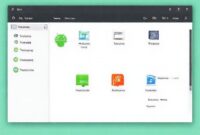 Tampilan antarmuka aplikasi Android PC Sync Manager di PC Windows, menampilkan fitur-fitur utama seperti transfer file, backup data, dan manajemen aplikasi.