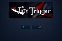 Tampilan antarmuka Steam saat mencari game Fate Trigger, menyoroti tombol
