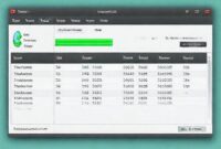 Tampilan antarmuka utama CrystalDiskInfo Portable yang menunjukkan informasi kesehatan hard disk.