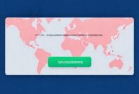 Tangkapan layar antarmuka pengguna StarVPN yang sederhana dan mudah digunakan, dengan tombol