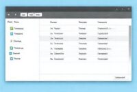 Tangkapan layar dari daftar aplikasi yang dikelola melalui Windows Package Manager, menyoroti kemudahan pembaruan dan penghapusan aplikasi.