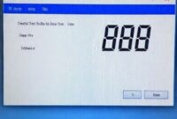 Tangkapan layar (screenshot) dari software resetter Epson L6260 sedang menjalankan proses reset counter.